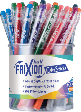 Pilot Frixion Color sticks Erasable Gel Pen
