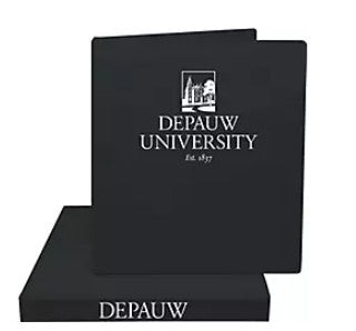 Depauw University Binder | Black