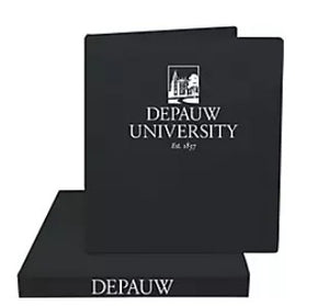 Depauw University Binder | Black