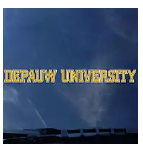 Depauw University Decal