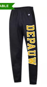 Depauw Tigers Sweatpants | Black