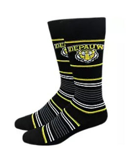 Depauw Socks | Striped