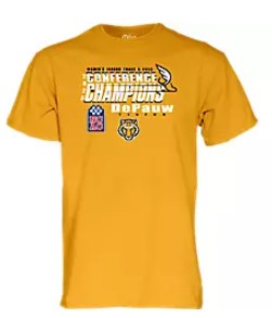 Womens Track Champions Tee | Gold