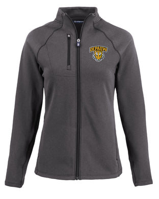 Ladies Peshastin Full Zip | Black Heather