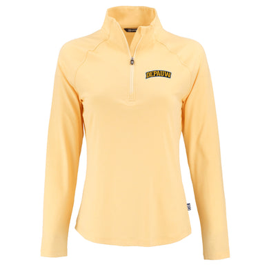 Ladies Coastline 1/4 Zip | Gold