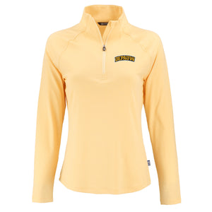 Ladies Coastline 1/4 Zip | Gold