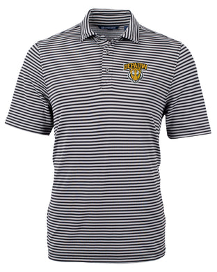 Men's Virtue Stripe Polo | Black/White