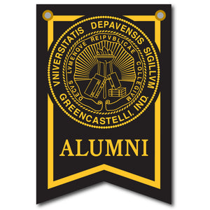 12 X 18 Dovetail Seal Alumni Banner| Black